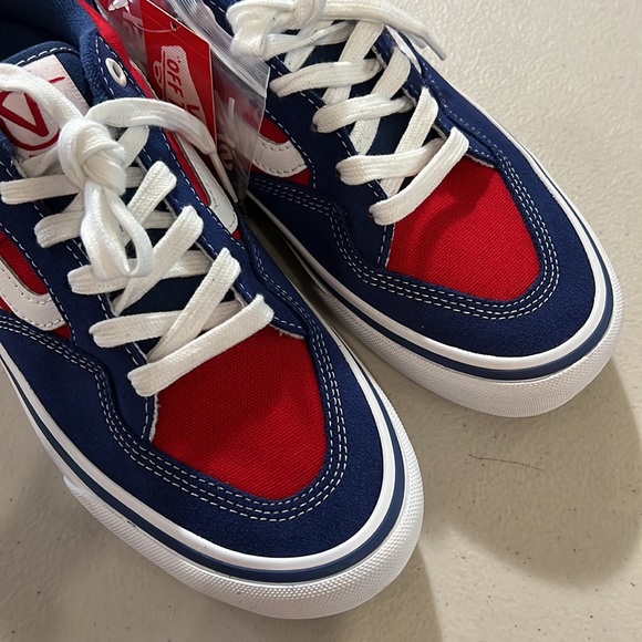 VANS | Rowan Pro Skate Shoes - Navy / Red - Picture 3 of 8